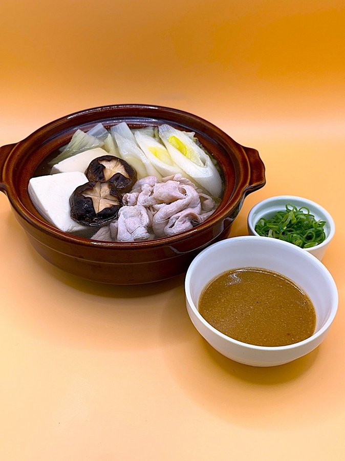 ごまだれを使った盛り付け例