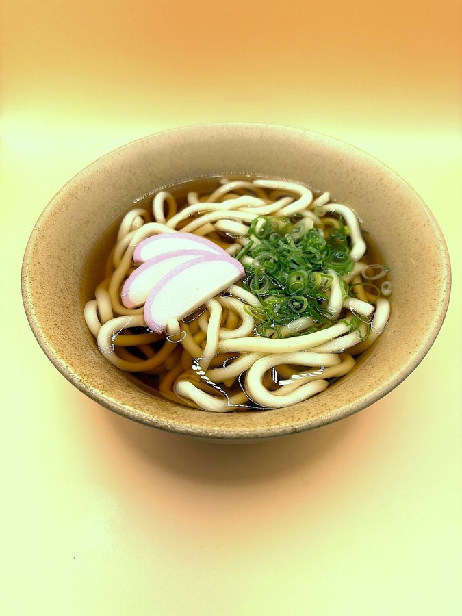 うどんつゆを使った盛り付け例